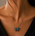 Premium Butterfly Necklace for Women – Elegant Lightweight Pendant Jewelry 💖