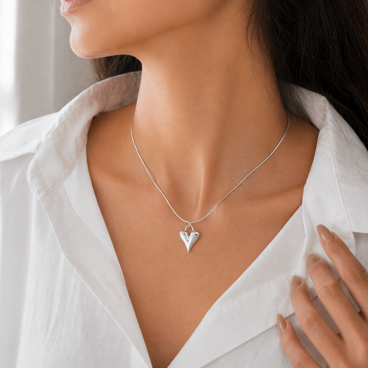 Premium Quality Lightweight Heart Necklace 💖