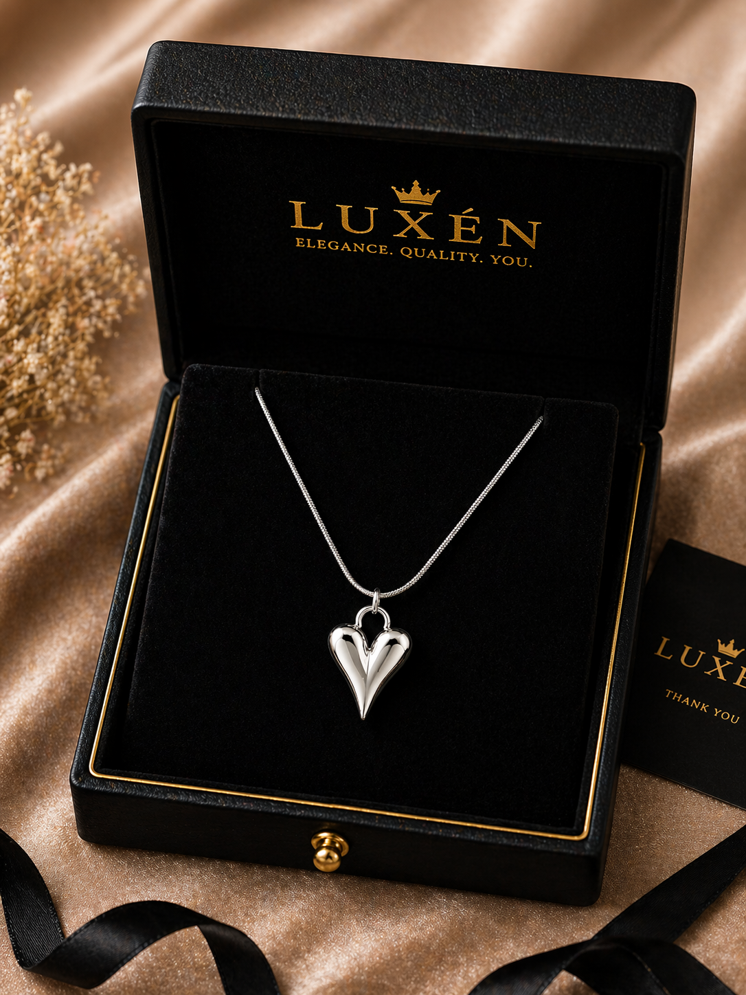 Premium Quality Lightweight Heart Necklace 💖