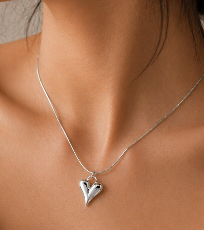 Premium Quality Lightweight Heart Necklace 💖